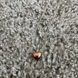 Rose Gold Heart Necklace